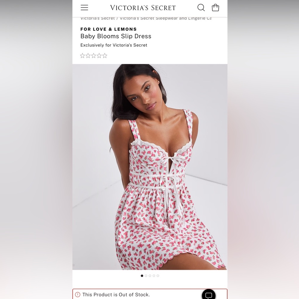 For Love & Lemons 
Baby Blooms Slip Dress